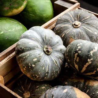 کدو تنبل ژاپنی در سبد