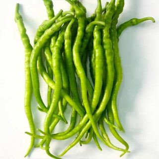 بذر چیلی سبز ترکی (فلفل تاج) پس زمینه